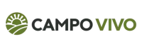 Logotipo de Campo Vivo con icono de sol y campo
